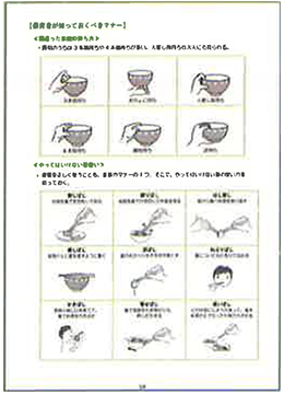 食事より「食事のマナー」